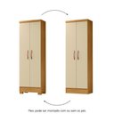 Ver imagem 5 de Armário de Lavanderia Multiuso com 2 Portas 60,4cm Multimóveis CR30065 Madeirado/Off White