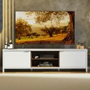 Ver imagem 5 de Rack para Tv até 75 Polegadas 180 Cm 2 Portas Branco/rustic Metz Madesa