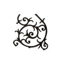 Ver imagem 1 de Grade Ferro Fundido Arabesco Portão Varanda Sacada 51x55cm