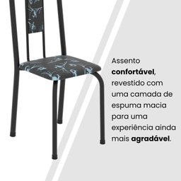 Conjunto Sala de Jantar com 4 Cadeiras Lívia - 8