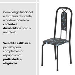 Conjunto Sala de Jantar com 4 Cadeiras Lívia - 9