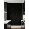 Painel Ripado Wpc Preto Gold- 290cm X 15cm - Revestimento Decorativo Sala Quarto Parede Cozinha - 5