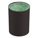 Ver imagem 5 de Lixeira com Tampa 8 Litros Cesto de Lixo Aramado Future Casa:Preto/Dourado