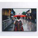 Ver imagem 2 de Quadro Kimono Japonês 90x60 Cm Vidro Impresso