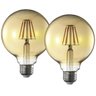 Lampada Decorativa de Filamento LED G95 Kit com 2 Unidades - 1