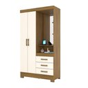 Ver imagem 2 de Guarda Roupa 02 Portas 03 Gavetas B64 Briz Nature