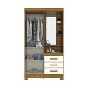 Ver imagem 3 de Guarda Roupa 02 Portas 03 Gavetas B64 Briz Nature