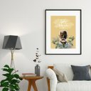 Ver imagem 2 de Quadro Umbanda- Salve Os Preto Velhos - 60x48cm:madeira Preta
