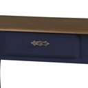 Ver imagem 2 de Aparador para Sala Pés Luis Xv com Gaveta e Prateleira 1010p Linz Móveis - Azul Petróleo/imbuia