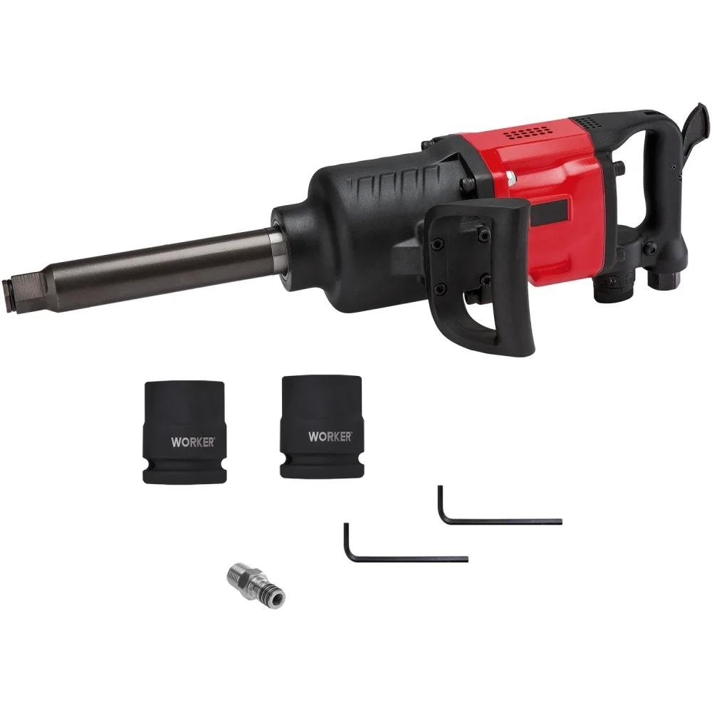 Chave Impacto Pneumática 1'' 3100nm Reta Worker - 1