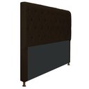 Ver imagem 2 de Cabeceira Cristal 195 Cm King Size com Capitonê Corano Marrom