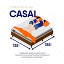 Ver imagem 5 de Cama Box Mali Molas Ensacadas Casal 138x188 King House