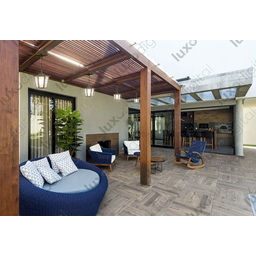 Pendente Ideal Colonial Sextavada L1C Ouro Velho - 3
