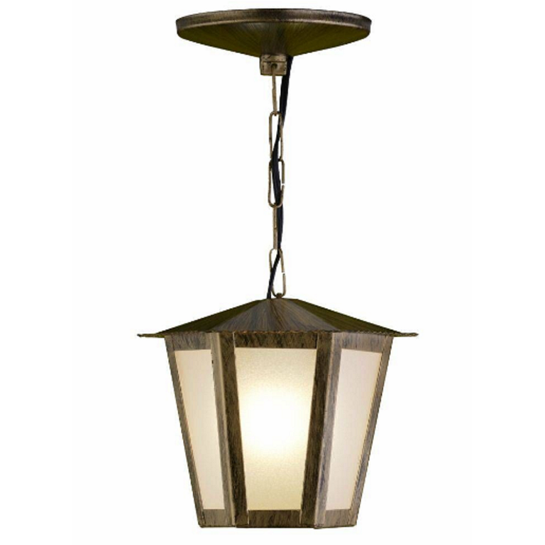 Pendente Ideal Colonial Sextavada L1C Ouro Velho