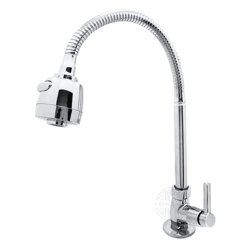 Torneira Gourmet para Pia Cozinha Mesa Bancada Luxo 1/4 de Volta Casagrande Mundial Exclusiva - 3