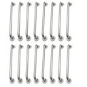 Ver imagem 1 de Alça de Apoio 70cm Barra Inox Kit 18 Unidades Cadeirante Idoso Acessibilidade Segurança Suporte