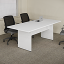 Ver imagem 5 de Mesa de Reunião Retangular 6 Lugares Pé Painel 200x90cm Yescasa Cinza