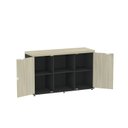 Ver imagem 4 de Armário para Escritório com 2 Portas e com Chave 121,5cm PE40 Branco
