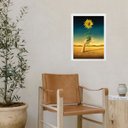 Ver imagem 2 de Quadro Salvador Dalí Margarida Amarela 33x24cm:madeira Branca