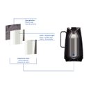 Ver imagem 4 de Bule Térmico Tramontina Exata em Plástico Marmorizado Cinza 500 Ml