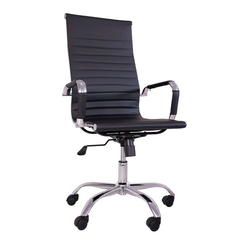 Cadeira de Escritorio Esteirinha Giratoria Ergonomica Alta Preto