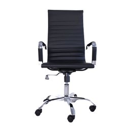 Cadeira de Escritorio Esteirinha Giratoria Ergonomica Alta Preto - 3