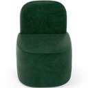 Ver mais imagens de Kit 02 Poltronas Decorativas Orgânica para Sala de Estar Living Lumiere W01 Couríssimo Verde -