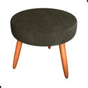 Ver imagem 5 de Conjunto Poltronas e Puff Anari Veludo Turkey Marrom