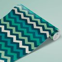 Ver imagem 3 de Papel de Parede Chevron Verde e Branco Arte Destaque 3 Metros