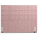 Ver imagem 3 de Cabeceira Cama Box King 195 Cm Roma W01 Roma Linho Rosa - Lyam Decor