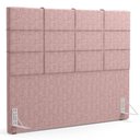 Ver imagem 6 de Cabeceira Cama Box King 195 Cm Roma W01 Roma Linho Rosa - Lyam Decor