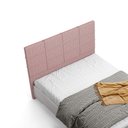Ver imagem 2 de Cabeceira Cama Box King 195 Cm Roma W01 Roma Linho Rosa - Lyam Decor