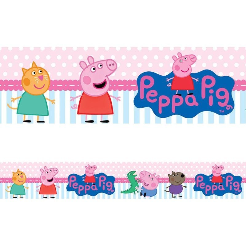 Fundo Desenho Peppa Pig Etiqueta - Imagem Legal