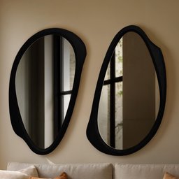 Conjunto 2 Espelhos Moldura Mdf Specchio - 9