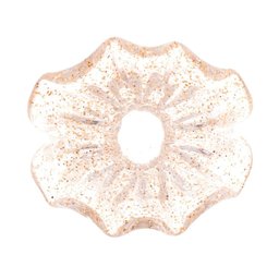 Vaso De Vidro Italy Dourado 13,5Cm X 11Cm X 14Cm - Lyor - 4