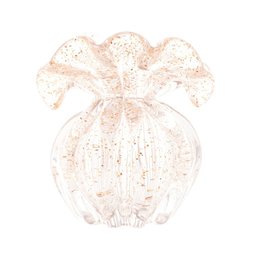 Vaso De Vidro Italy Dourado 13,5Cm X 11Cm X 14Cm - Lyor - 3