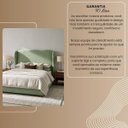 Ver mais imagens de Cabeceira Cama Box Queen Size 160cm Aurora Orgânica Estofada Boucle com Sapatas Plásticas Linha Prem