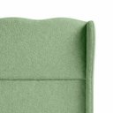 Ver imagem 4 de Cabeceira Cama Box Queen Size 160cm Aurora Orgânica Estofada Boucle com Sapatas Plásticas Linha Prem