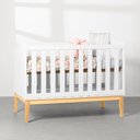 Ver imagem 2 de Kit Quarto Infantil Theo com Pés Square Natural - Berço + Cômoda 6 Gavetas + Guarda-roupa 3 Portas +