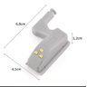 Luminaria de Armario LED Automatica Dobradiça Lampada Sensor Inteligente Guarda Roupa Porta Iluminaç - 3