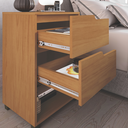 Ver imagem 5 de Mesa de Cabeceira 2 Gavetas 69x45 cm Toledo Nature 100% MDF Casamia