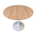 Ver imagem 3 de Mesa de Jantar Tulipa Saarinen Redonda 130cm Base Branca Tampo Jade