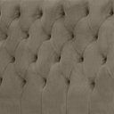 Ver imagem 2 de Cabeceira Casal Estofada Imperatriz Suede Marrom Taupe - Simbal