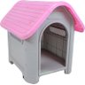 Casinha De Cachorro Plástica Mec Desmontavel N.3 Rosa - 1