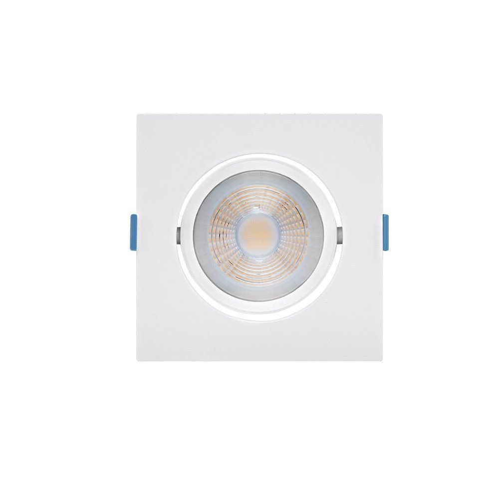 Spot de Led de Embutir Recuado Stella Easy Evo Par 20 Quadrado 7w ...