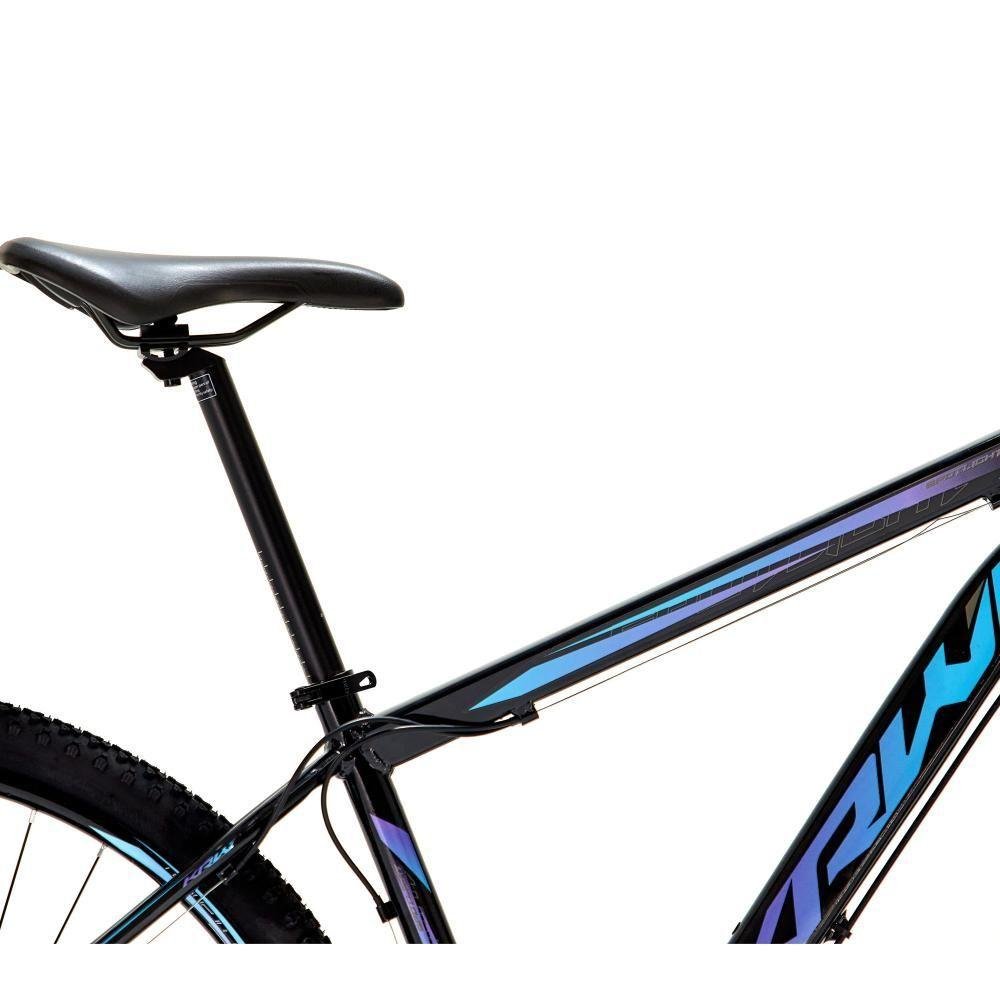 Bicicleta Aro29 Krw Alumínio Shimano 24v Freio Hidráulico S5 15.5 Preto-azul e Roxo - 7