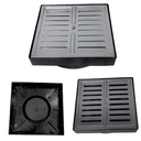 Ver imagem 1 de Ralo Antiodor 15x15 Inox Escamoteavel Veneziana com Base Plástico Preto