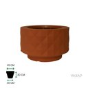 Ver imagem 2 de Vaso Reconcavo 30 Terracota Vasap
