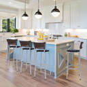 Ver imagem 6 de Kit 4 Bancos Alto Tamborete para Balcão Junco Argila Àrea de Lazer Ilha Bancada bar churrasqueira