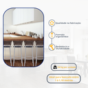 Ver imagem 3 de Kit 4 Bancos Alto Tamborete para Balcão Junco Argila Àrea de Lazer Ilha Bancada bar churrasqueira